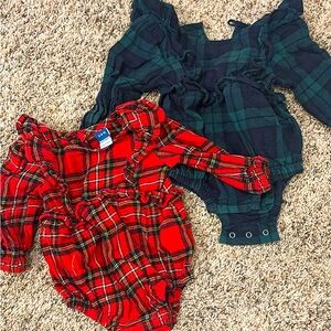 Baby girls old navy Christmas outfits